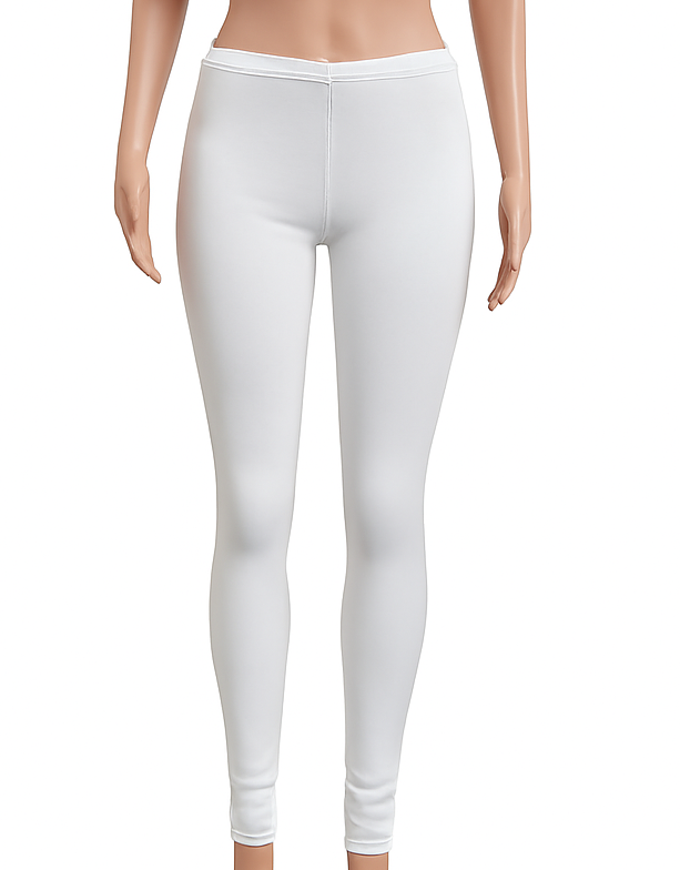 Ankle-Length Leggings (Off-White)