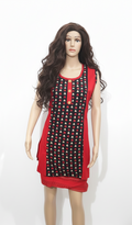 Geometric Fusion Sleeveless Tunic