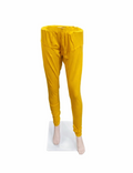 Cotton Lycra Churidar Leggings (Mustard Yellow)